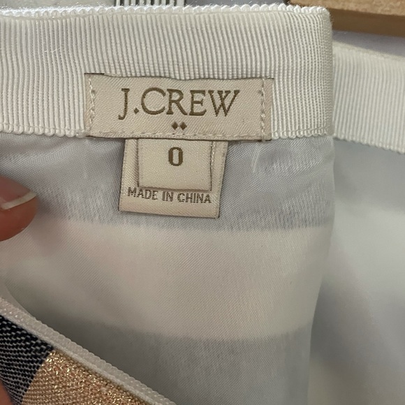 J. Crew Striped glitter mini skirt - Picture 4 of 4